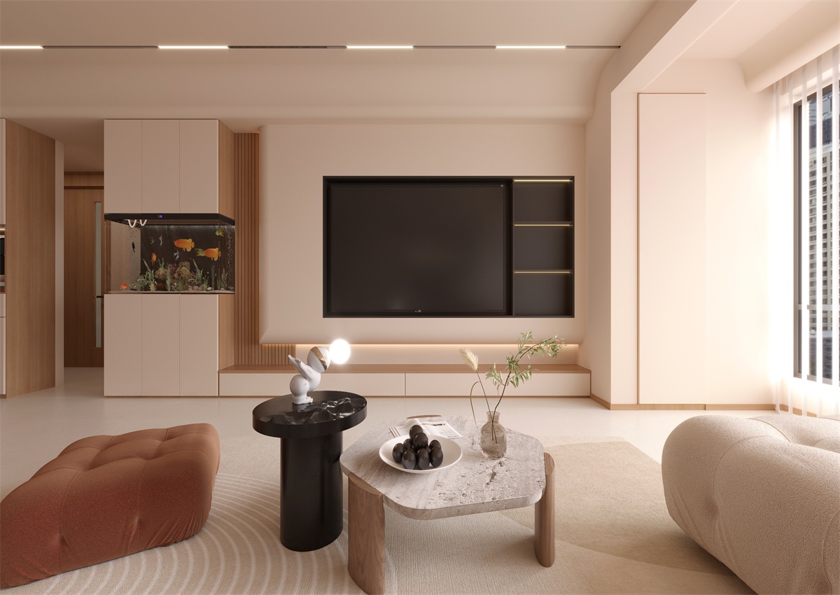 中海九樾143㎡ | 原木奶油風的家，越看越愛！