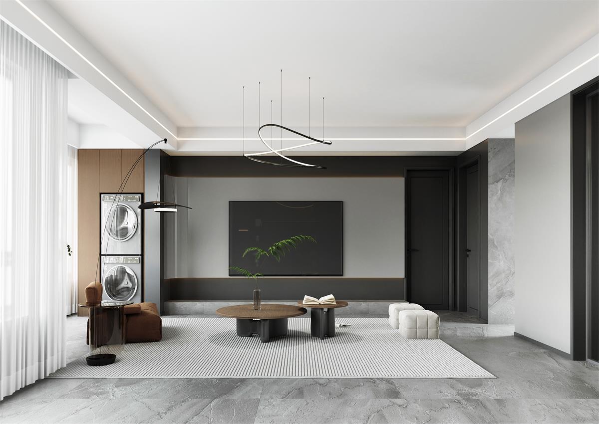 國府壹號(hào)| 驚艷！147㎡黑色簡(jiǎn)約家，又A又颯高級(jí)感直接拉滿