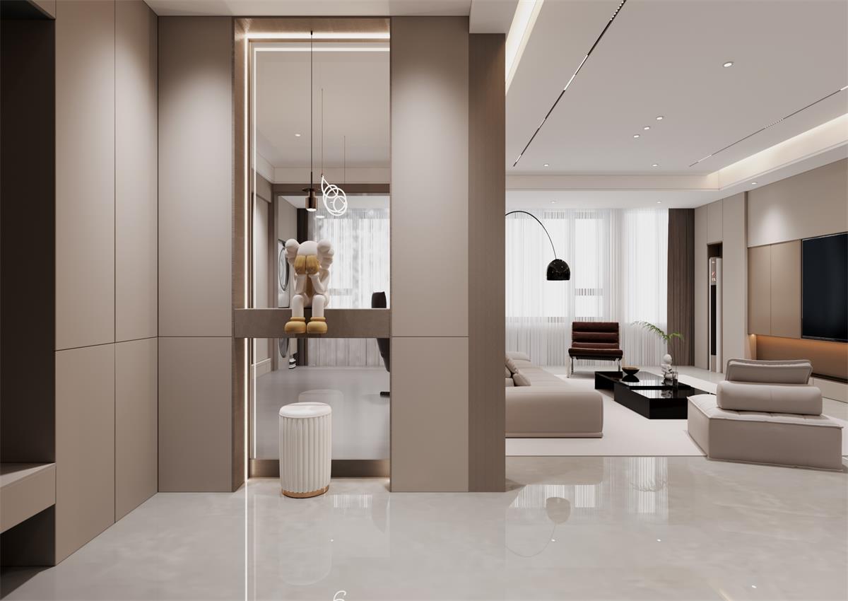 玉庭華府146㎡ | 自帶高級感的意式極簡家，一進門就想哇塞！