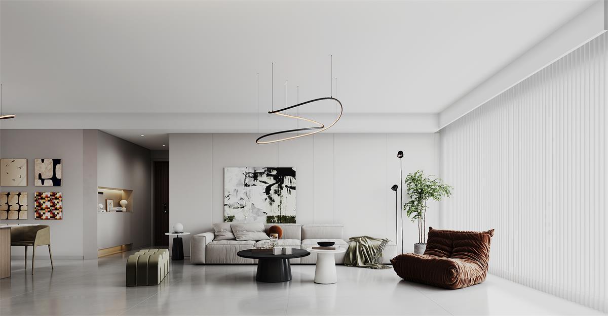 寧房云筑129㎡ | 裝修的盡頭原來(lái)是極簡(jiǎn)！家越簡(jiǎn)單越高級(jí)~