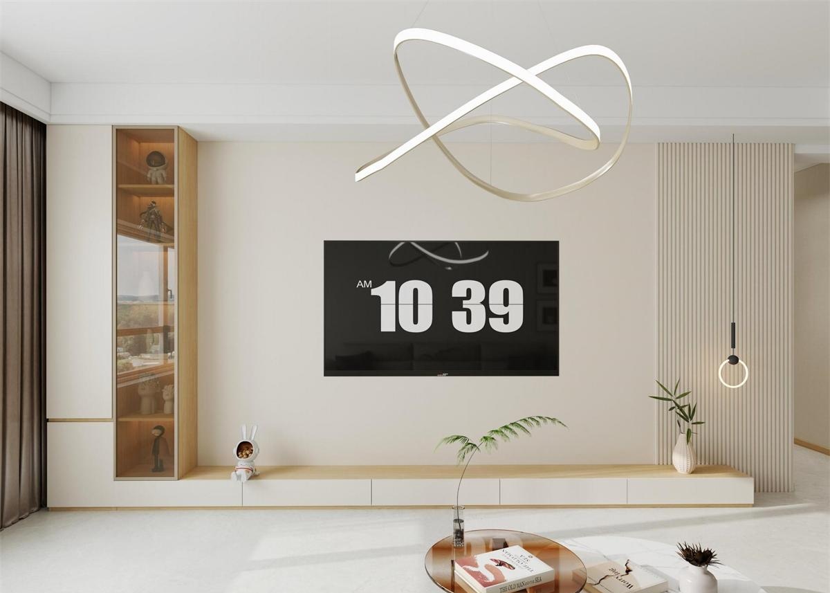 魯銀瀧璽126㎡ | 溫柔感溢出屏幕！『簡約+奶油』看一百遍也不膩