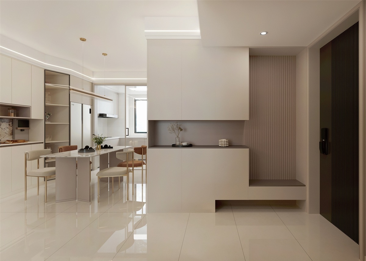 中海河山郡 | 聽(tīng)勸！裝修少看點(diǎn)網(wǎng)紅設(shè)計(jì)，119㎡簡(jiǎn)約風(fēng)小家溫馨又耐看！