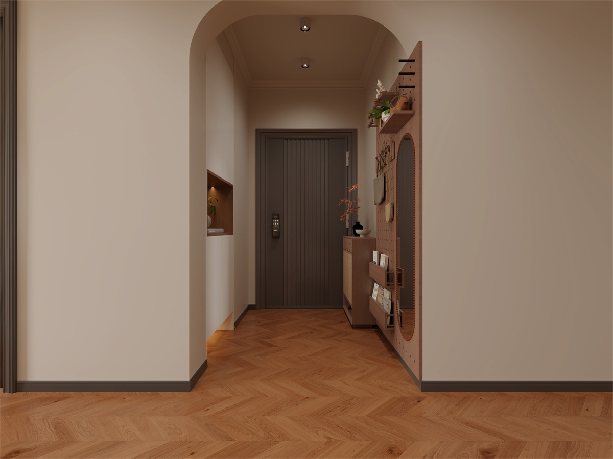 閱海萬家110㎡ | 奇葩戶型爆改中古風治愈美家！推門第一眼就驚艷！