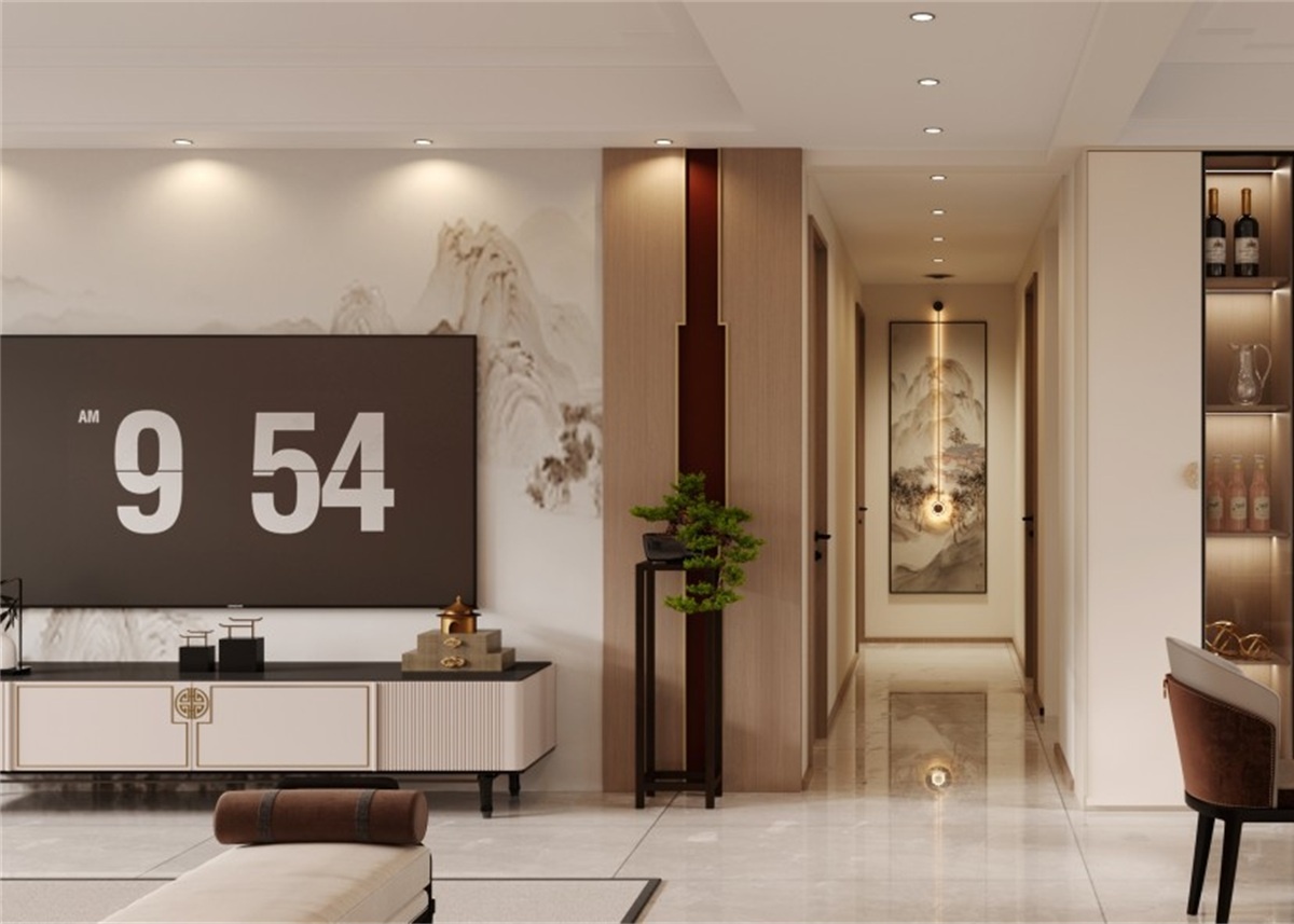 中海華樾185㎡ | 新中式到底有多絕？東方美學(xué)直接拿下一家老??！