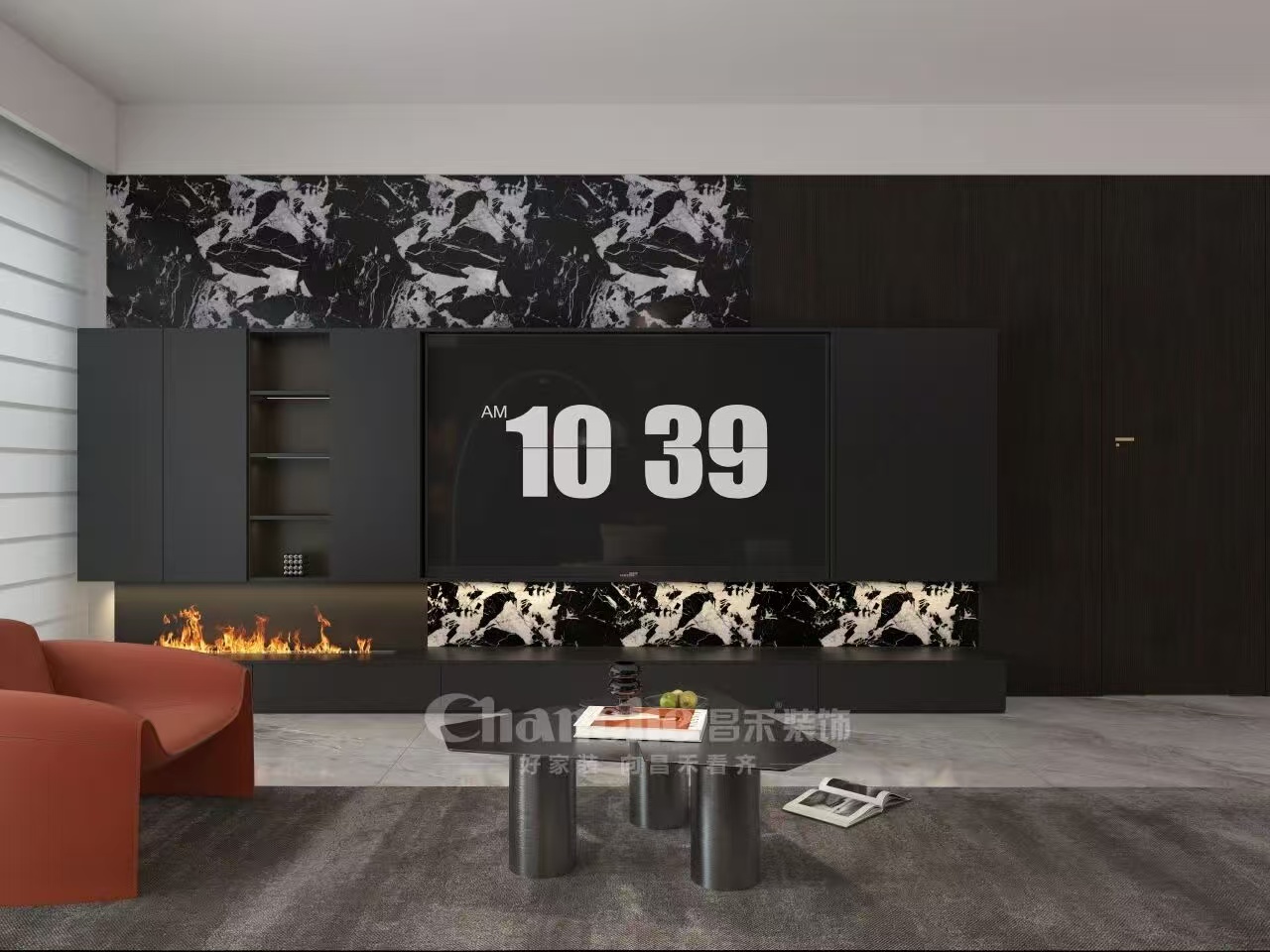 萬科錦曜129㎡ | 當初全家都反對的黑色系極簡風，幸好我堅持到底！