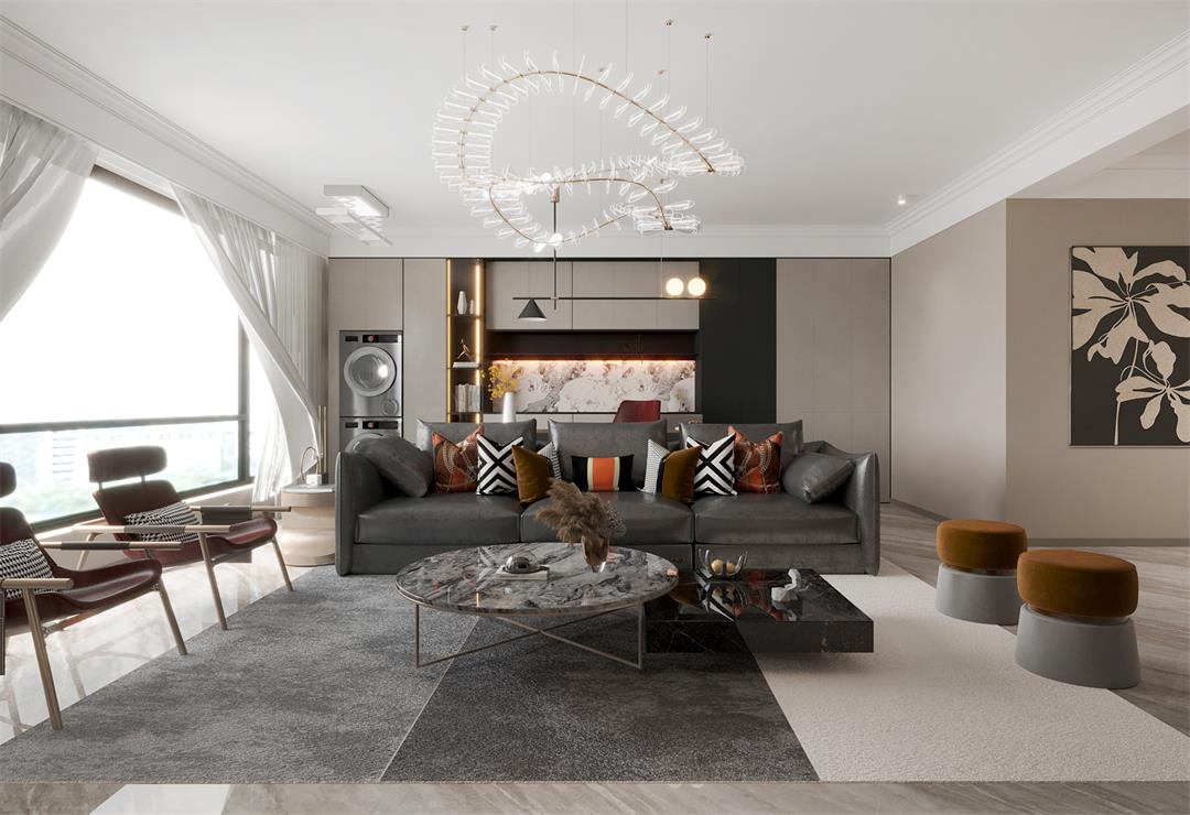 民生北府133㎡ | 沒跟風(fēng)！自己做主裝了現(xiàn)代風(fēng)的家，實用又耐看！