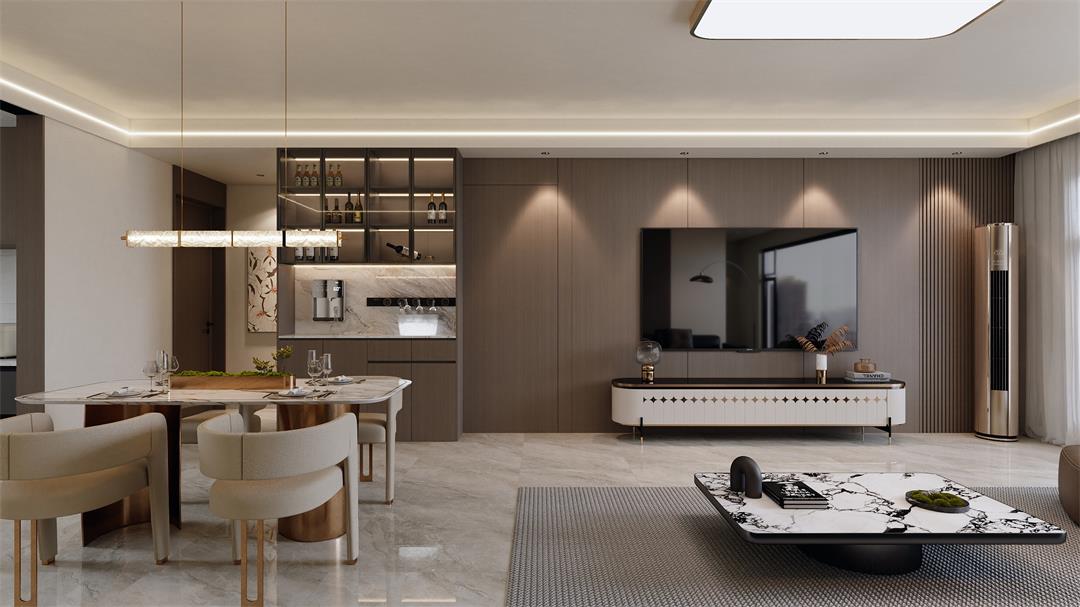 中海觀園132㎡ | 拯救審美疲勞！暖棕意式風的家，溫暖又松弛